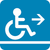 車いす移動可
